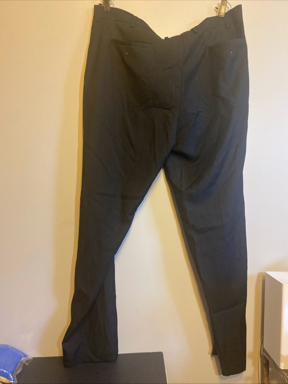 Louis Raphael Rosso Hidden Flex Straight Fit Flat Front Men’s Dress Pants 42/32